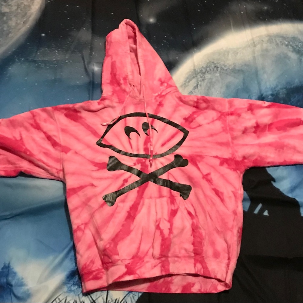 Pink Tie Dye Hoodie